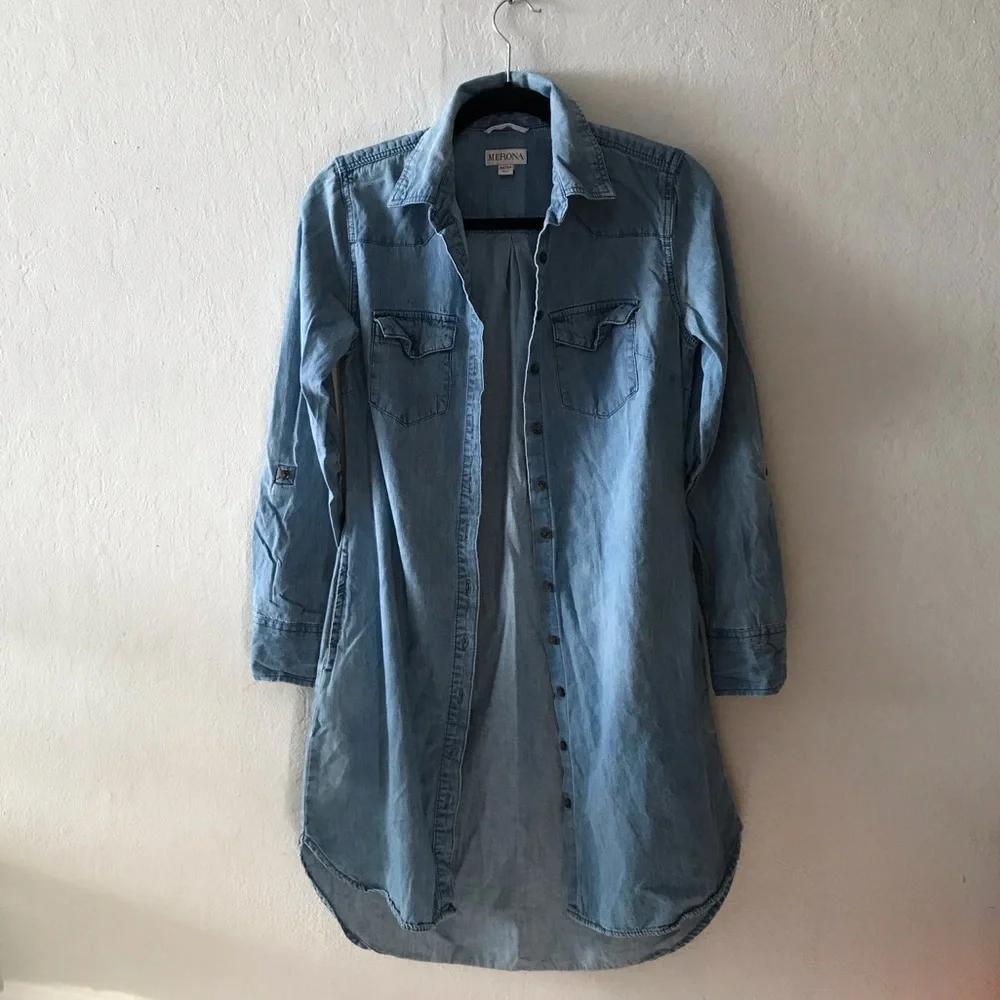 Merona Denim Shirt Dress